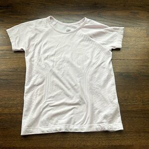 athleta girl power up seamless sport length tee